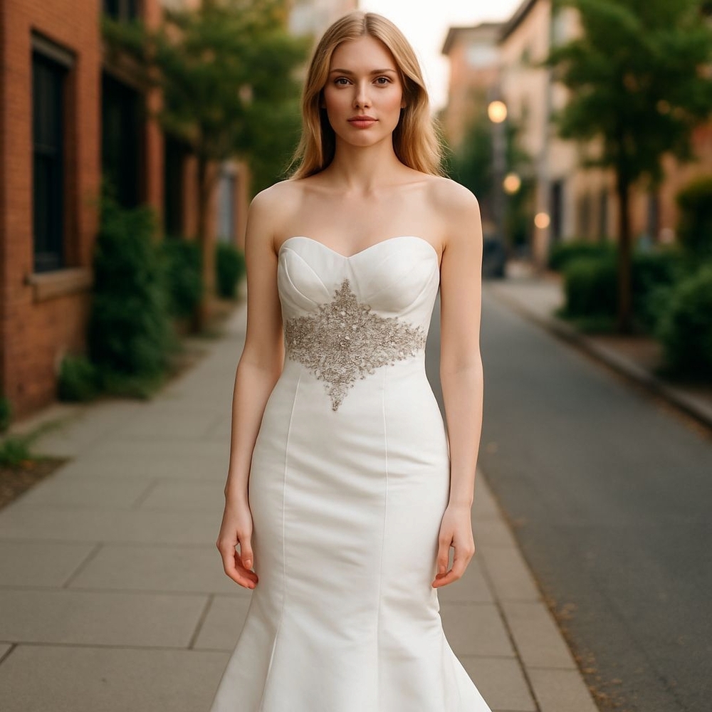 LAST MARKDOWN!Beautiful wedding dress by Anjali - Picture 11 of 13